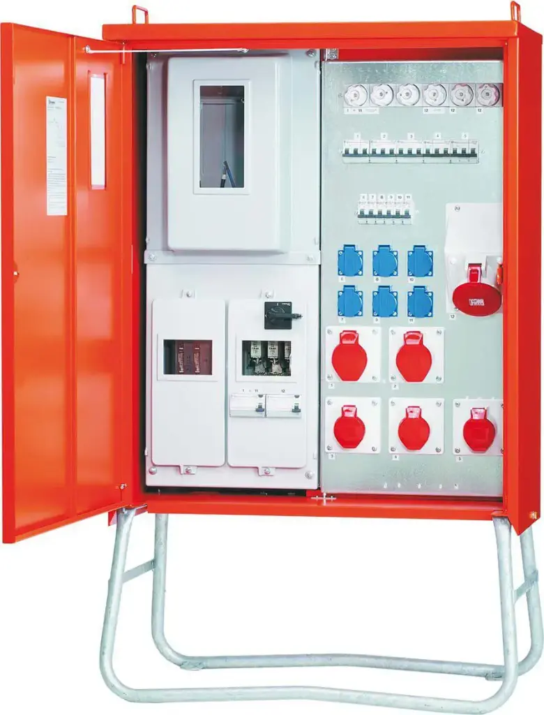 AMOIRE DE CHANTIER ORANGE (Raccordement 63A TRI, sorties diverses) 2.webp