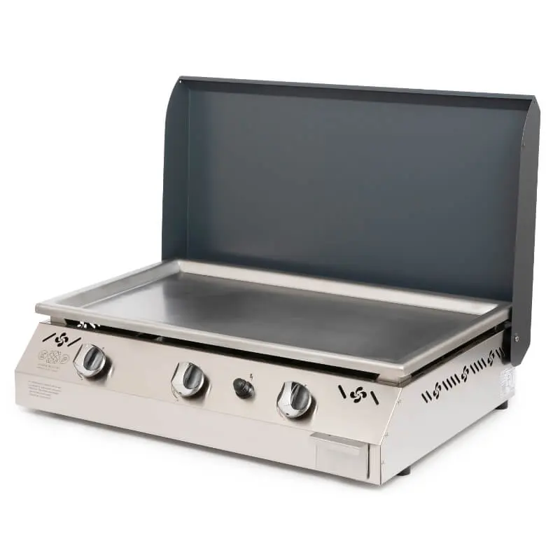 Stainless steel gas griddle
