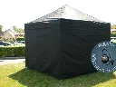 3m/3m black folding tent