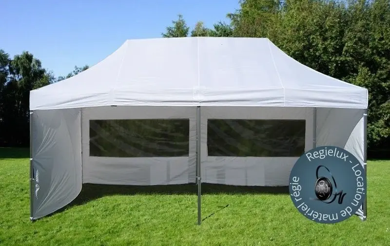 6m/3m white folding tent