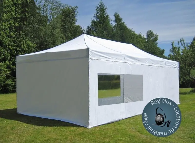 Tente pliante 8m/4m sable