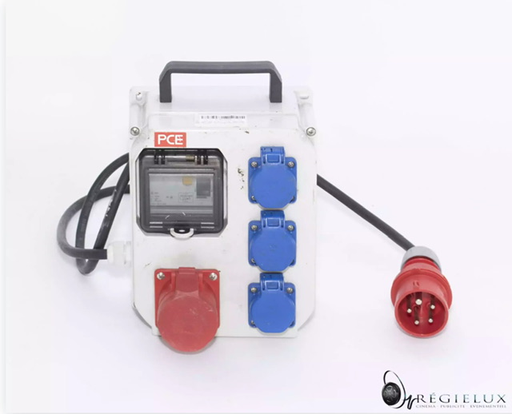 [ELEC0029] Electrical box (16ATRI input - 16Atri outputs + 2 schuko 220v + circuit breaker)