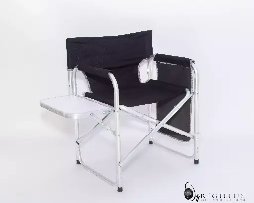 [EVE0007] Black ALU director's chair